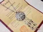 New Replica Cartier Leopard Pendant Tassel Necklace w- Diamond